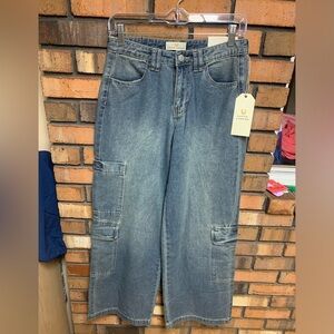 Women's Austin Landing Mid Rise Wide Leg Jeans